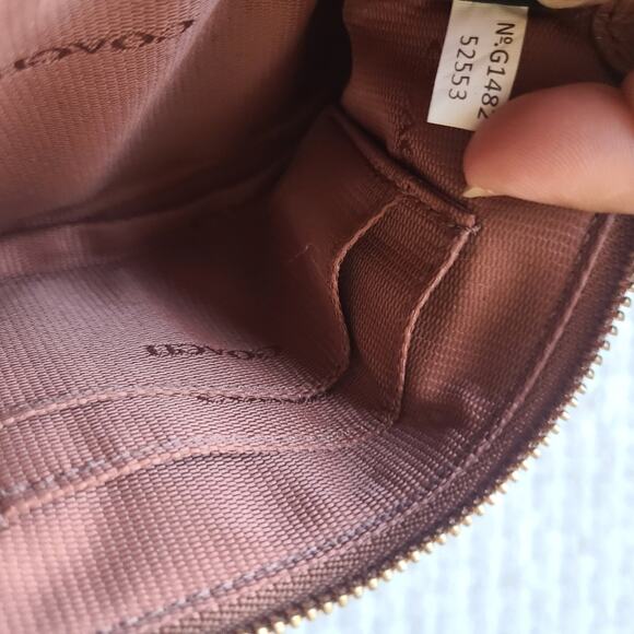 Coach Brown leather Wristlet No.G1482 - Picture 8 of 10